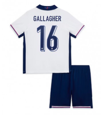 England Conor Gallagher #16 Replika Babytøj Hjemmebanesæt Børn EM 2024 Kortærmet (+ Korte bukser)